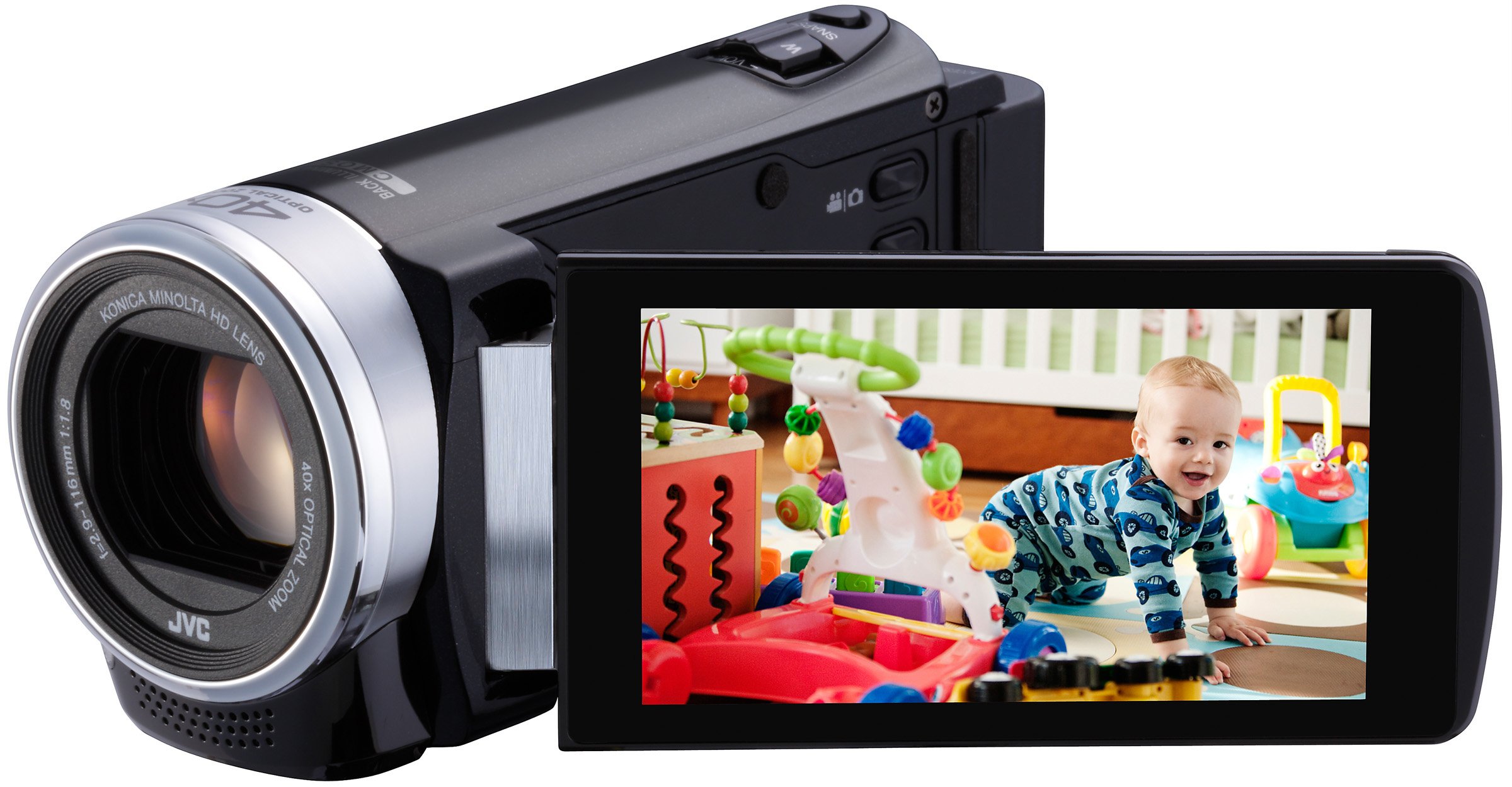 Цифровая видеокамера JVC GZ-EX215BEU + SDHC 8GB + аккумулятор JVC